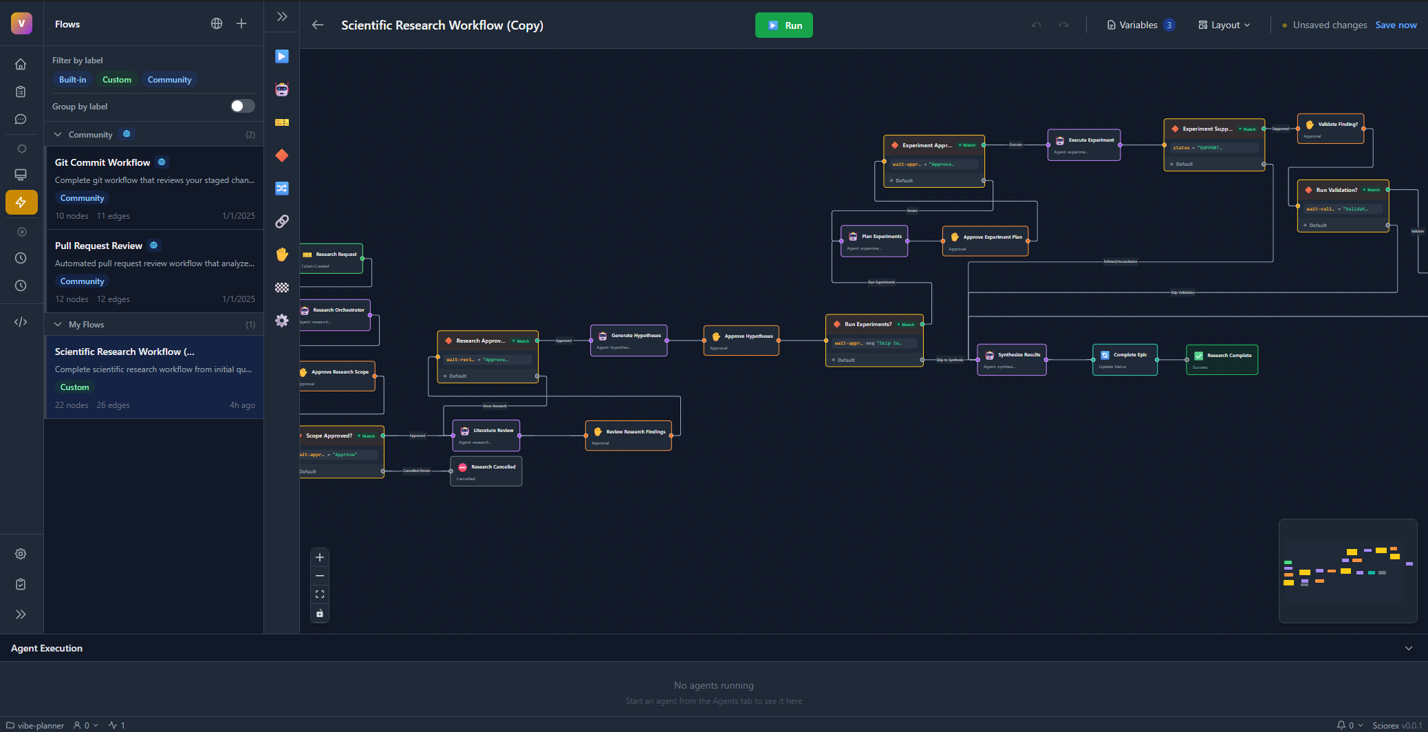 Flow Editor — Visual workflow builder